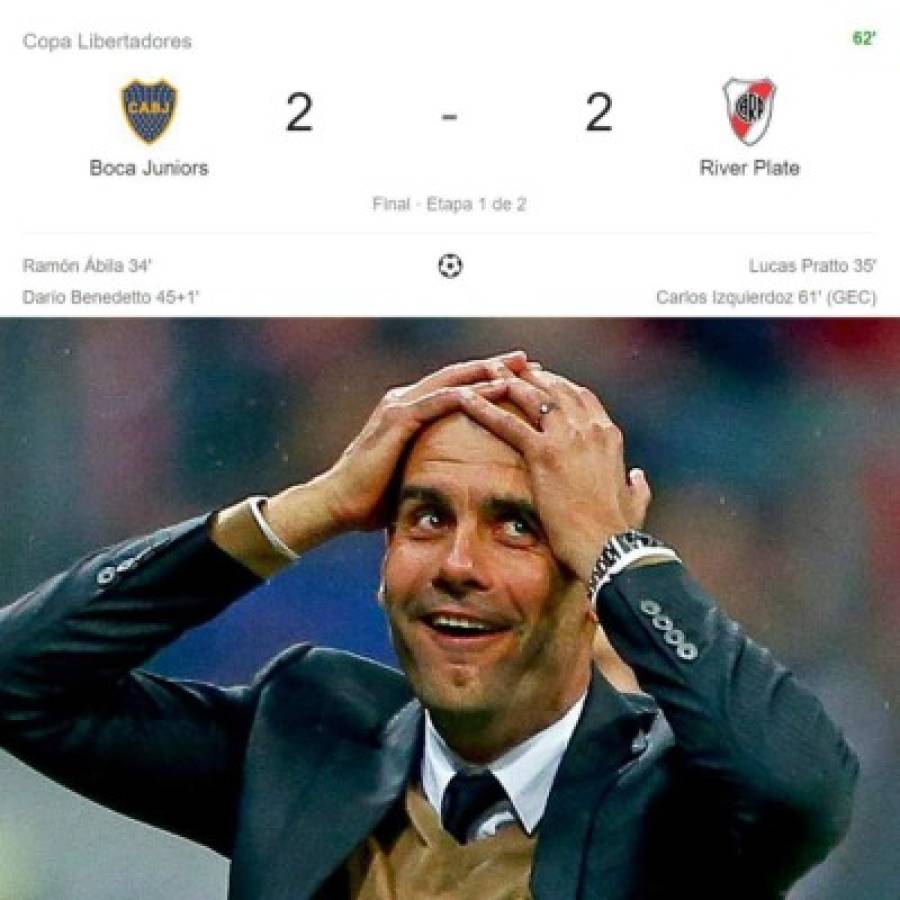 Los memes del empate de Boca Juniors ante River Plate en la final de la Libertadores