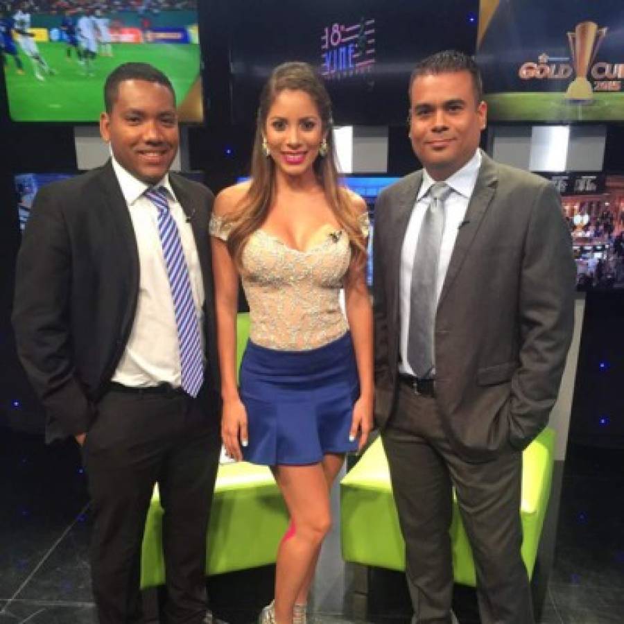 Delany Precilla, la modelo y presentadora panameña que apoya a su Selección