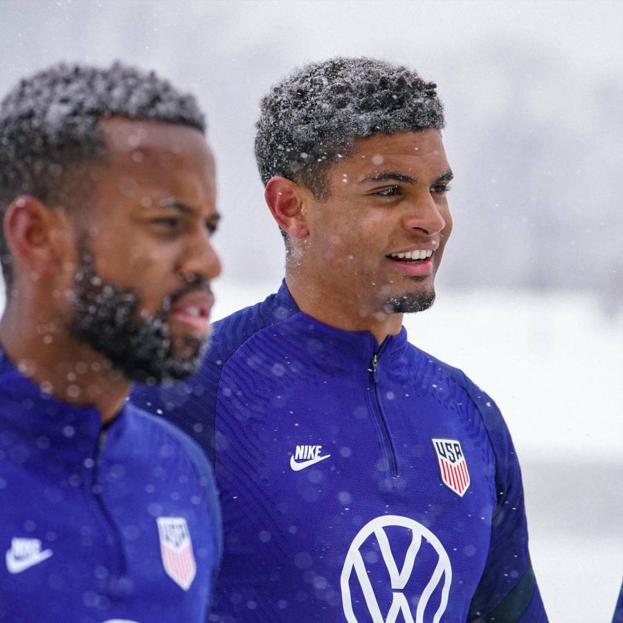 Como pingüinos bajo la nieve, así se entrena Estados Unidos en el congelado Columbus previo a las eliminatorias