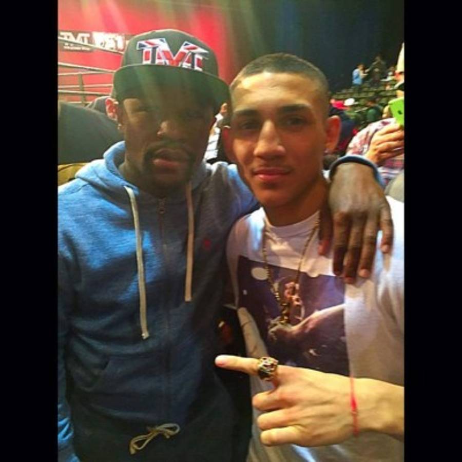 Las fotografías inéditas de boxeador hondureño Teofimo López