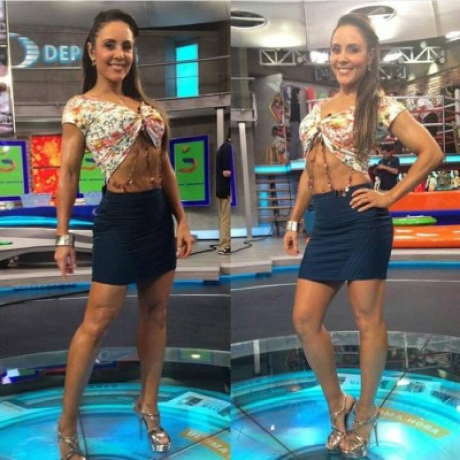 La hermosa Rebeca Rubio, presentadora de televisión guatemalteca.