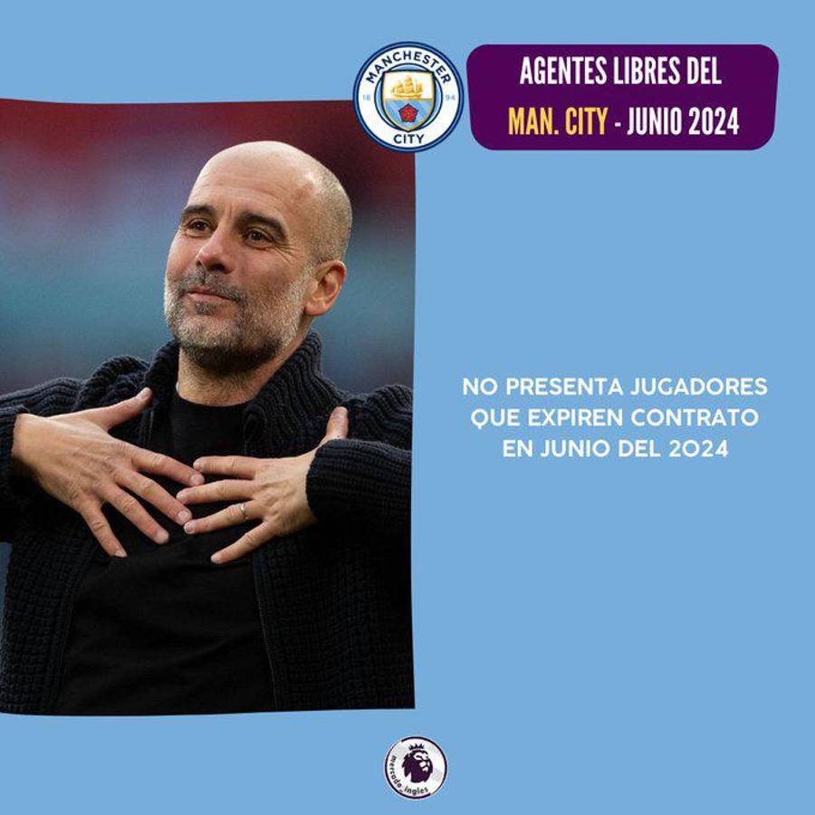 Guardiola con sorpresa y Liverpool sufre bajas: Jugadores de la Premier que se irán como a coste cero a partir del 30 de junio