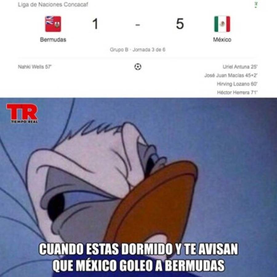 Chucky Lozano y Héctor Herrera, víctimas favoritas de los memes tras la paliza de México a Bermudas