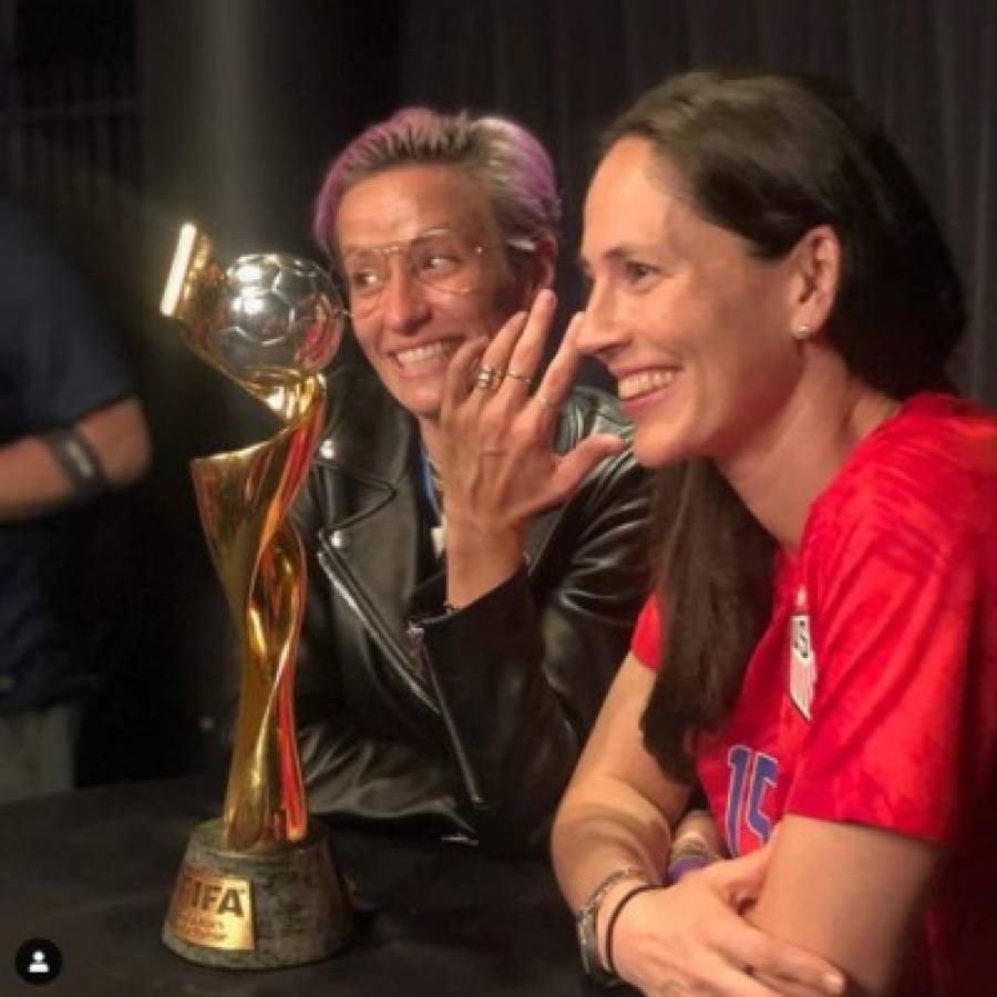 ¡Enamorada! Ella es la desconocida novia de la futbolista Megan Rapinoe