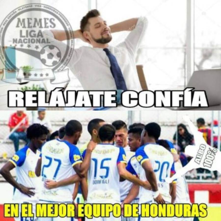 Memes: 'Trituran' al Motagua por dejar escapar el gane en el clásico ante Olimpia