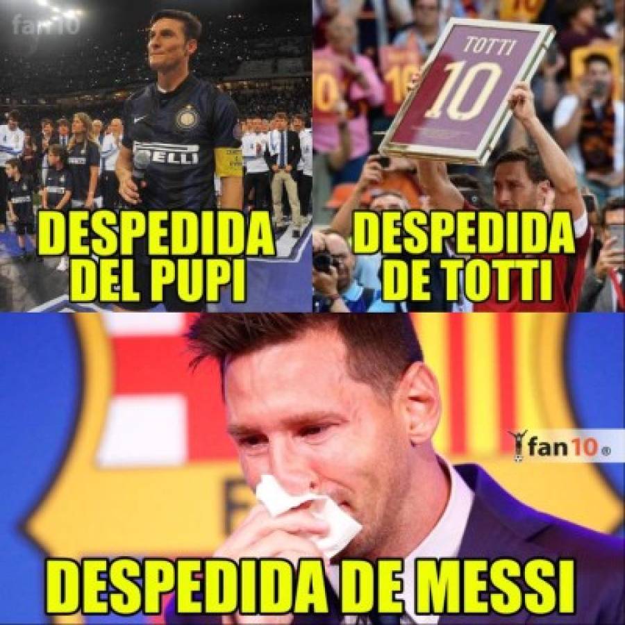 Más burlas: Messi sigue siendo protagonista de los memes por su despedida del Barcelona