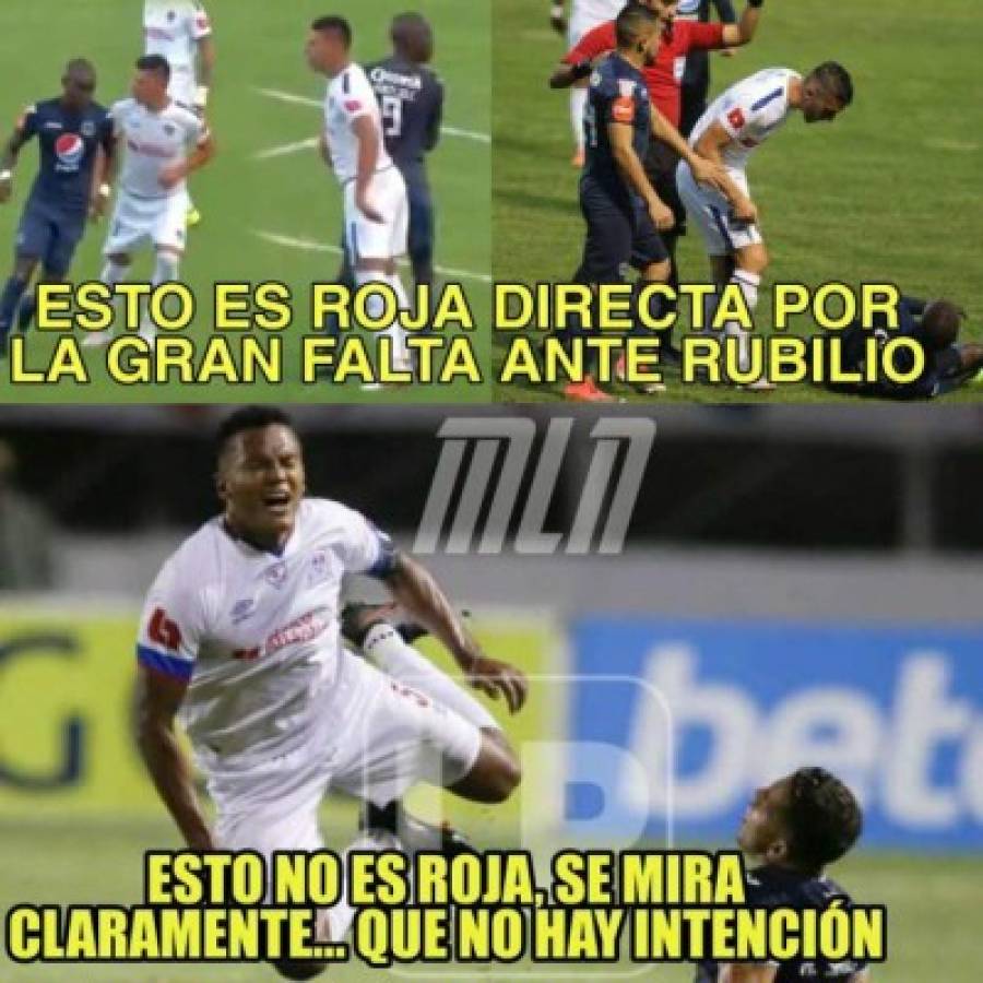 Los crueles memes contra Motagua que dejó el clásico donde Olimpia confirmó su liderato