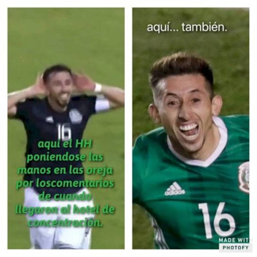 Chucky Lozano y Héctor Herrera, víctimas favoritas de los memes tras la paliza de México a Bermudas
