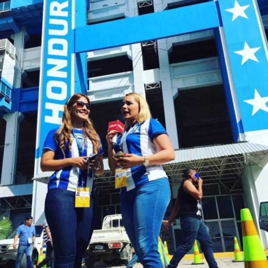 Así celebraron las guapas hondureñas el triunfo de la Selección Nacional
