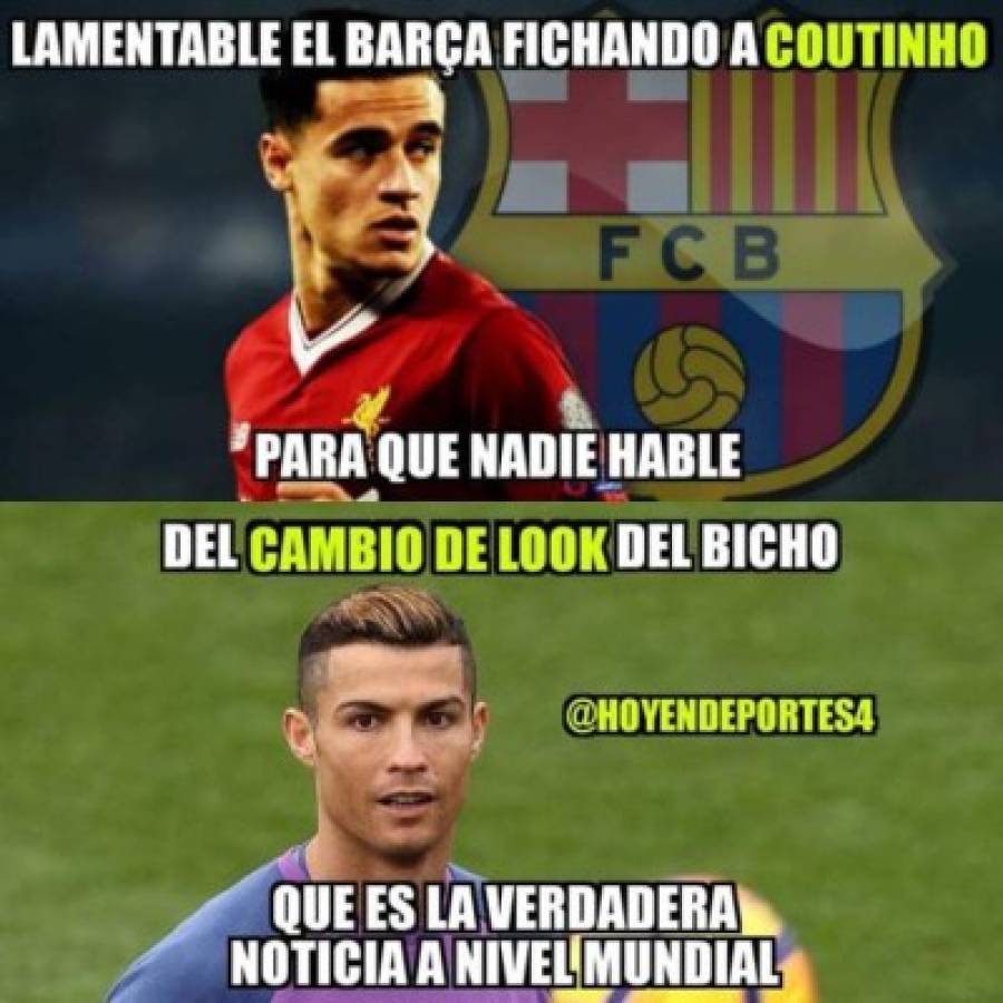 Coutinho fue presentado en el FC Barcelona y los memes no se hicieron esperar