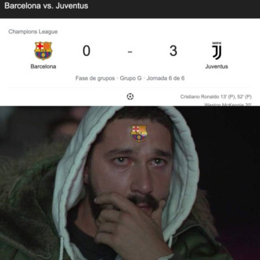 Los memes revientan a Messi, el VAR y Barcelona por ser goleados por la Juventus de Cristiano Ronaldo