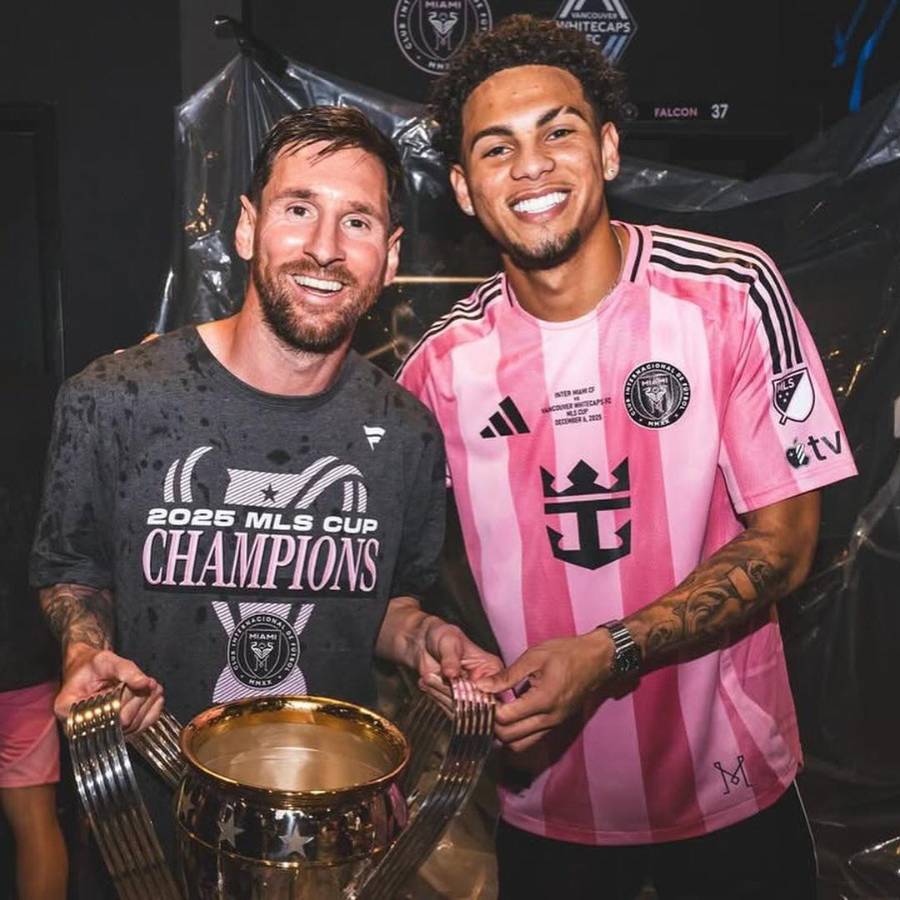 Imágenes: Messi, Antonela y Beckham presentes en el festejo privado de David Ruiz tras ganar el Inter Miami la MLS