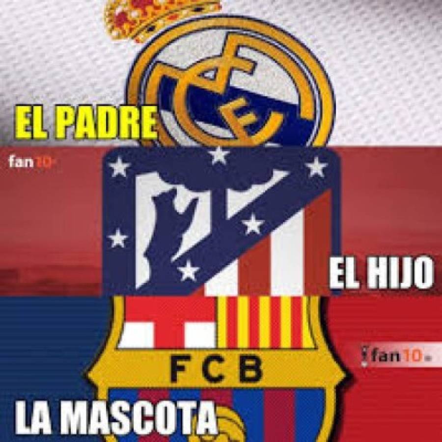 Los imperdibles memes que ya calientan el clásico español entre Barcelona y Real Madrid