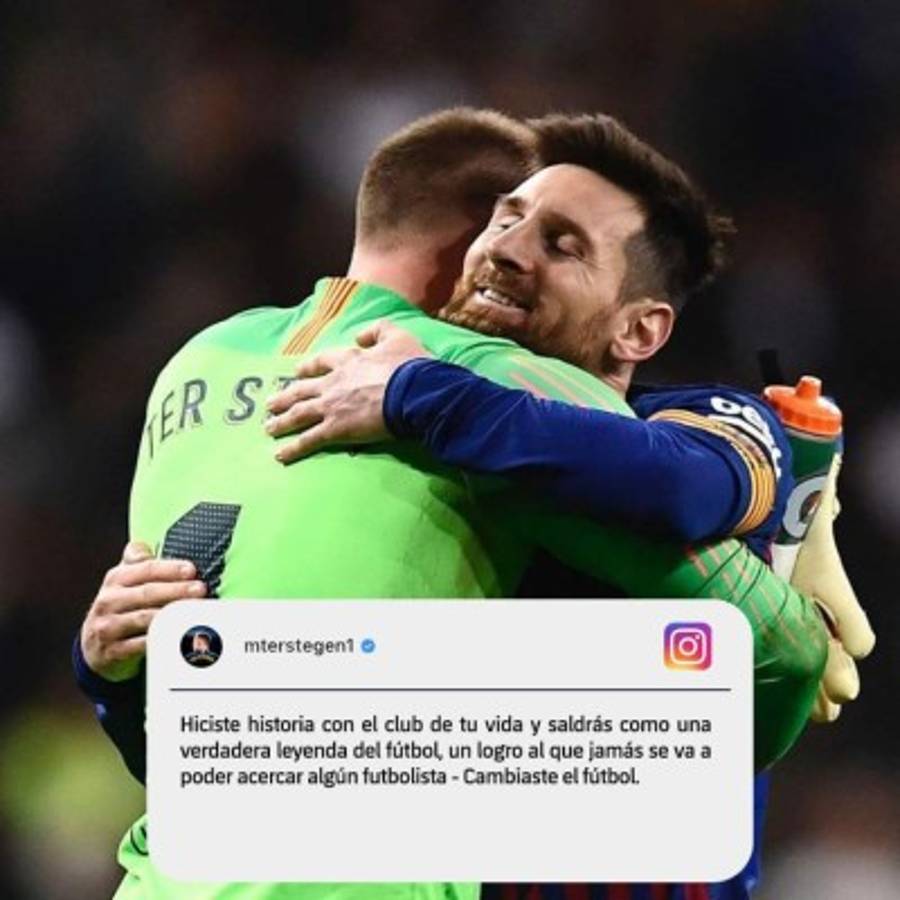 Ter Stegen sorprende: los emotivos mensajes de los compañeros de Messi tras su salida del FC Barcelona: 'Cambiaste el fútbol'   
