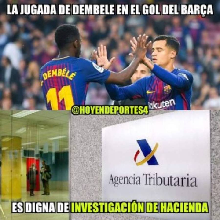 Divertidos memes deja la goleada del Barça al Villarreal en el Camp Nou