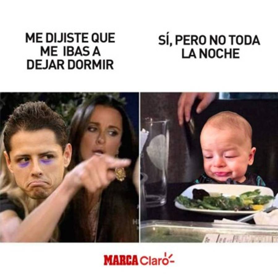 Chicharito Hernández busca el mejor meme para su hijo y las redes explotan