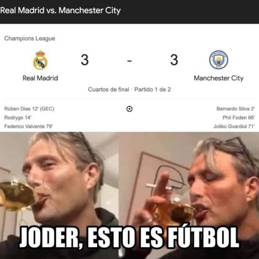 Haaland, señalado con memes tras no anotar en el partidazo Real Madrid - City en Champions League
