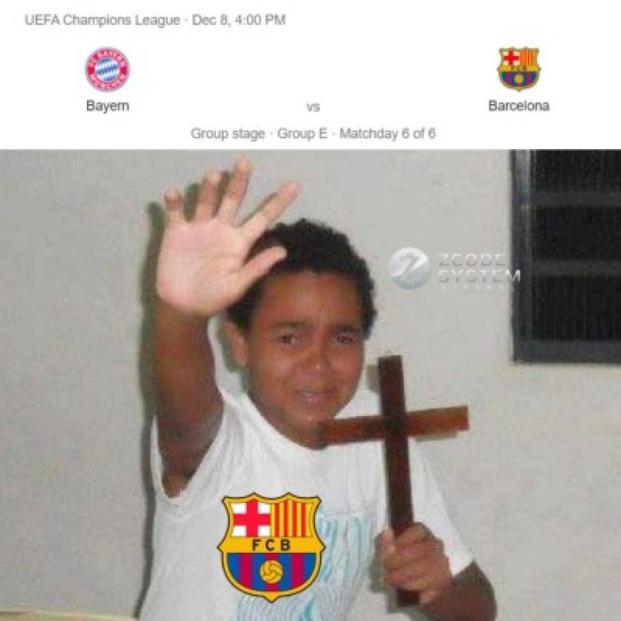 Barcelona puede terminar jugando en la Europa League y no se salvan de los memes