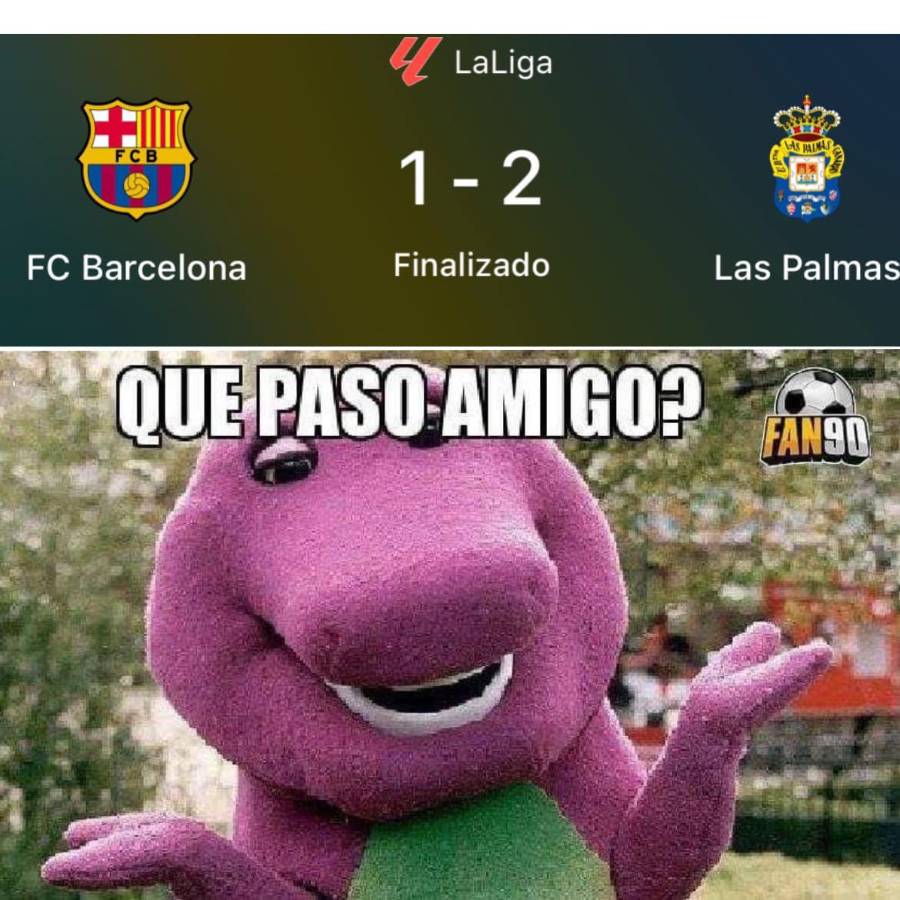 Barcelona suma tres sin ganar y los memes hacen pedazos a Flick y todo el equipo culé: Real Madrid celebra