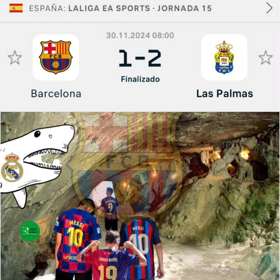 Barcelona suma tres sin ganar y los memes hacen pedazos a Flick y todo el equipo culé: Real Madrid celebra