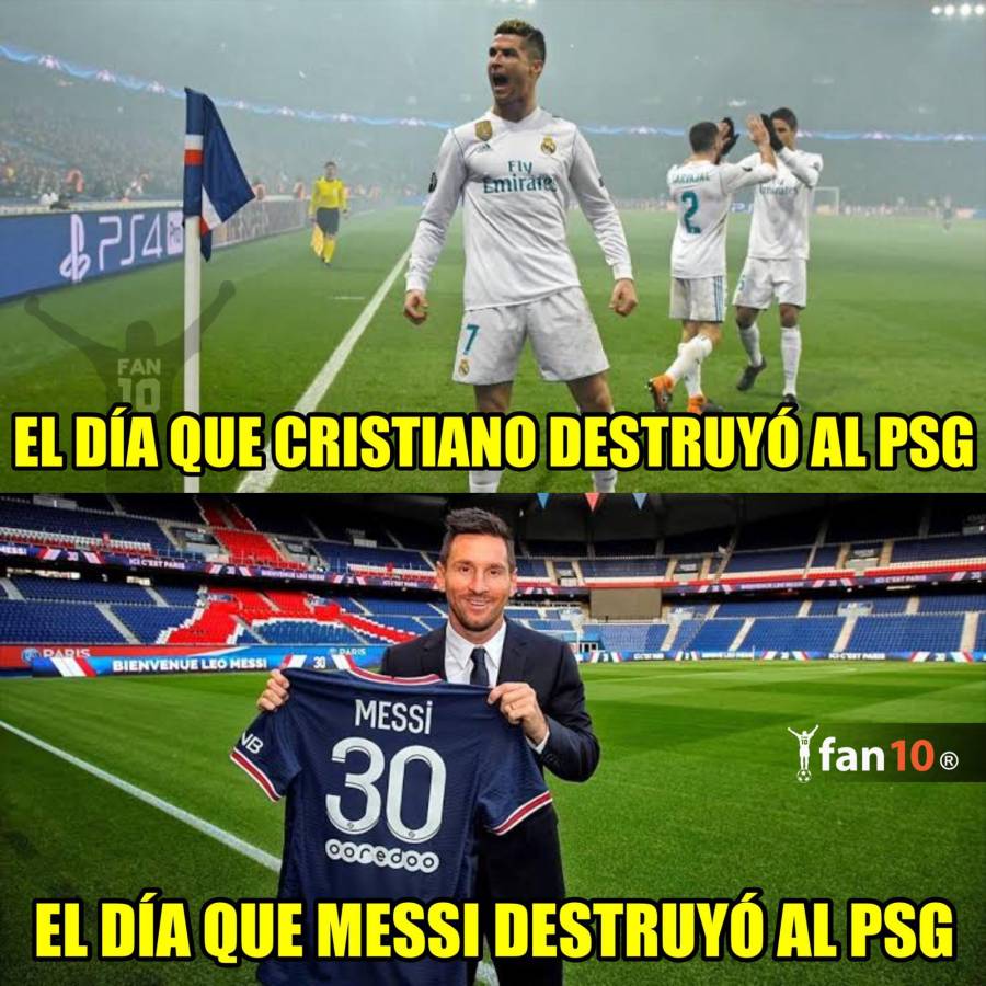 Los otros memes que dejó el Real Madrid-PSG de la Champions donde destrozan a Messi