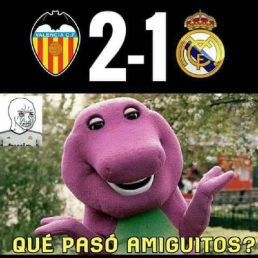 Real Madrid cae ante Valencia y es avasallado con divertidos 'memes'