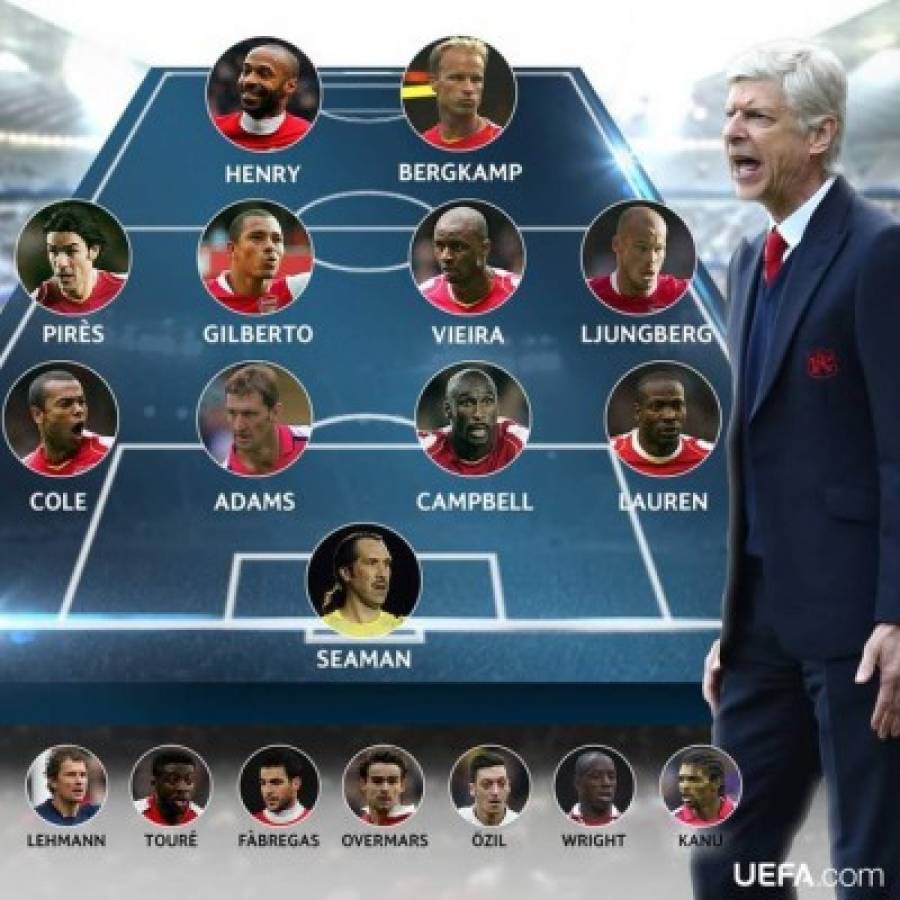 Los mejores 11 jugadores que Arsene Wenger dirigió en el Arsenal