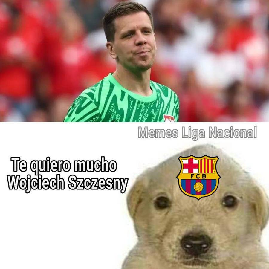 Szczesny Balón de Oro: los memes que dejó el triunfo de Barcelona ante Benfica en la Champions