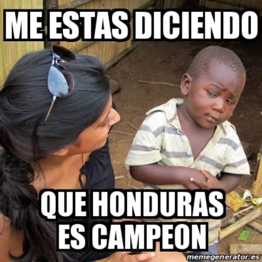 ¡Qué grande Honduras! Así celebran los memes su título de Copa Centroamericana