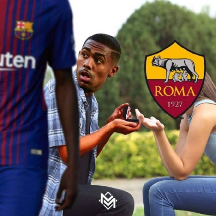 ¡Crueles! Malcom y los tremendos memes del 'robo' del Barcelona a la Roma