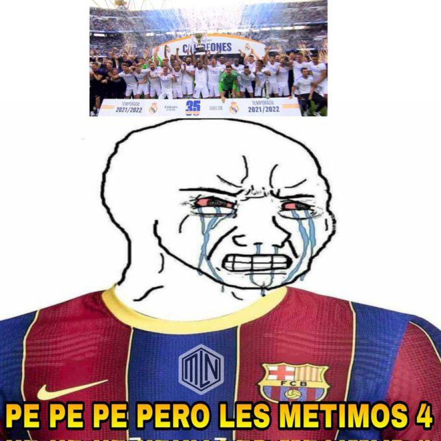 Los otros memes del título de Liga del Real Madrid donde hacen pedazos al Barcelona de Xavi