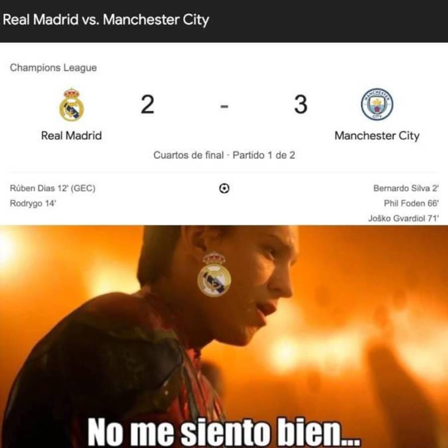 Haaland, señalado con memes tras no anotar en el partidazo Real Madrid - City en Champions League