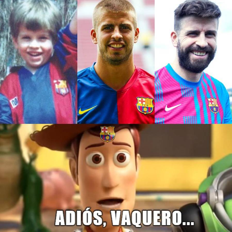 No perdonan a nadie: Los jocoso memes que dejó el último partido de Gerard Piqué con el FC Barcelona