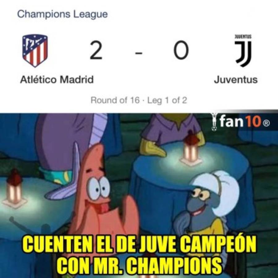 'Trituran' con memes a Cristiano Ronaldo y a la Juventus tras derrota ante el Atlético