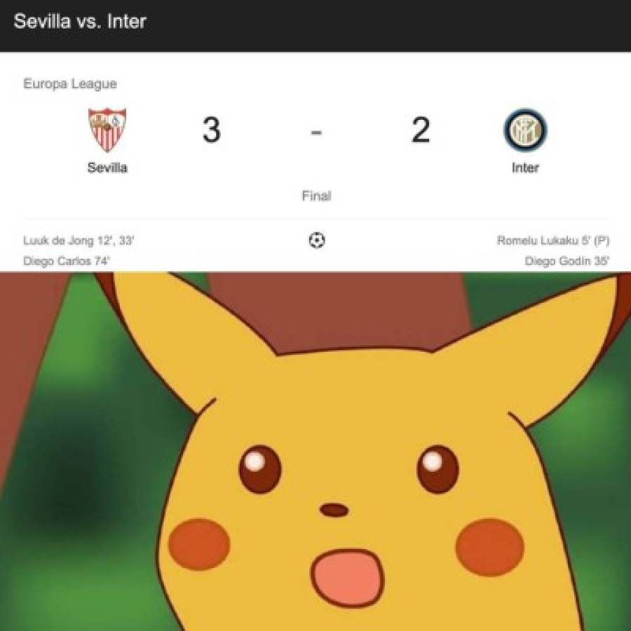 Los memes destrozan al Inter y Chicharito tras el nuevo título de Europa League del Sevilla