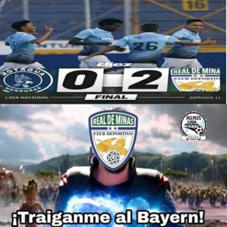 Real de Minas derrota a Motagua y lo masacran con divertidos memes