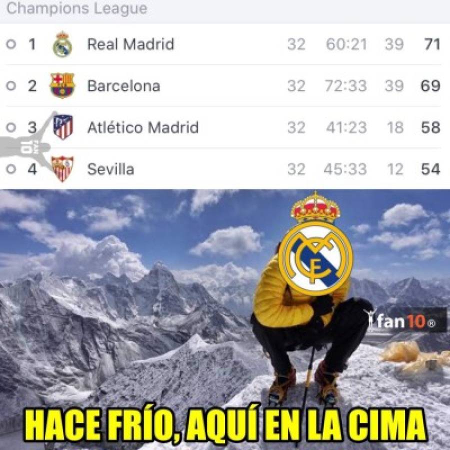 El tacón de Benzema y los memes acribillan al Barcelona tras el liderato del Real Madrid