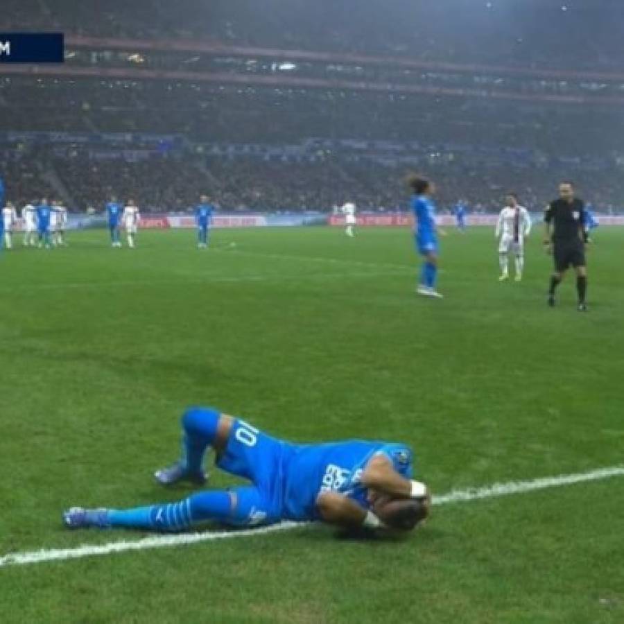 Fotos: Así fue la agresión que sufrió Payet en la Liga de Francia; ¡botellazo en la cabeza!