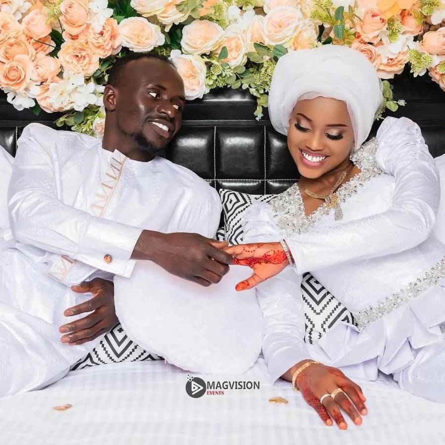 Sadio Mané se casó y esta es la increíble edad que tiene su esposa: es la pareja “de toda la vida”