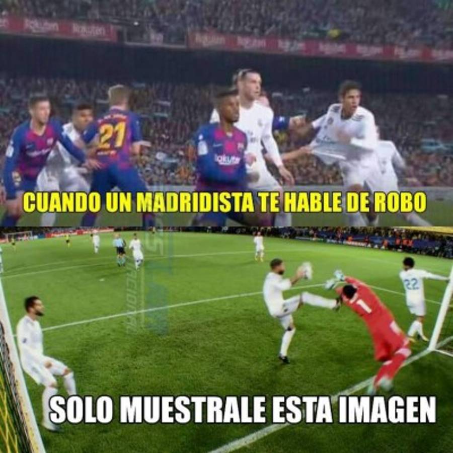 Los memes humillan al Barcelona y al VAR en el clásico ante el Real Madrid