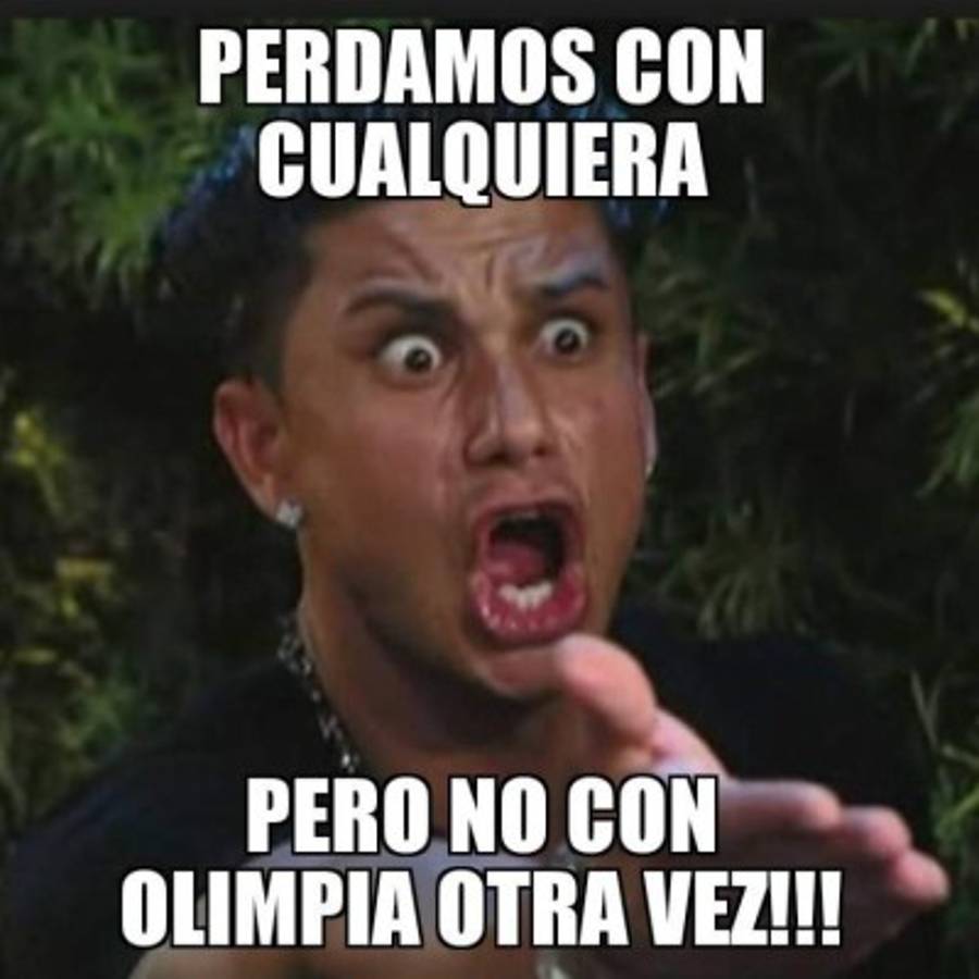 ¡Para morir de risa! Triunfo de Olimpia ante Real España dejó divertidos memes