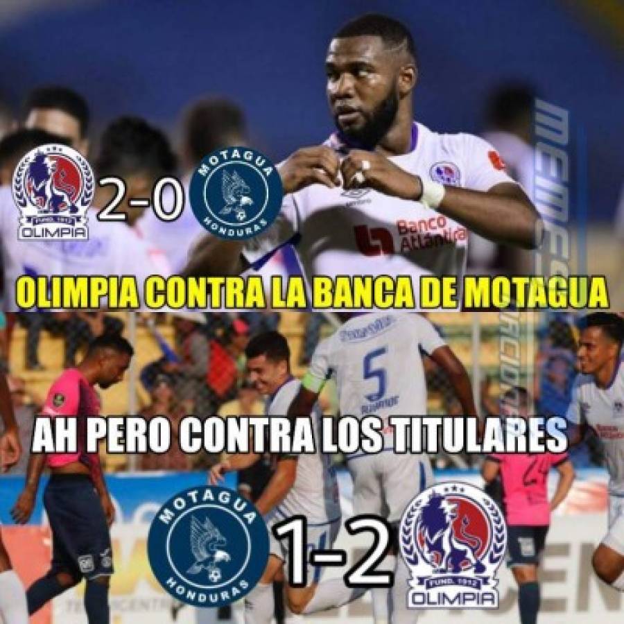 Olimpia se queda con el clásico y destruyen a Motagua con crueles memes