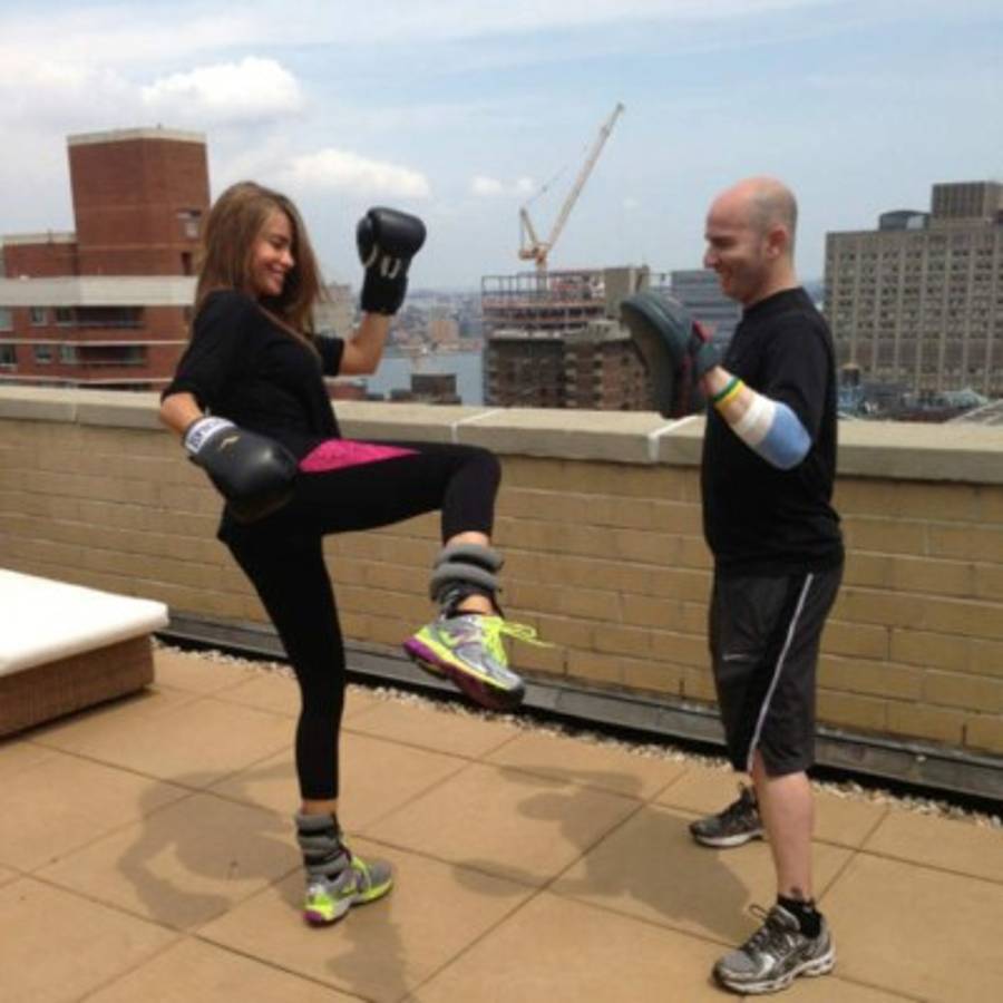 Sofía Vergara, la famosa que luce bella gracias al levantamiento de pesas