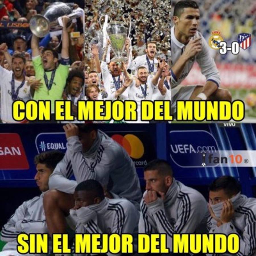 Memes: Hacen pedazos al Real Madrid tras perder en la Supercopa de Europa ante el Atlético