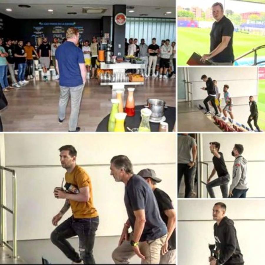 ¿Quién fue el acompañante de Messi?: Así fue la última reunión del Barcelona para despedir la temporada  