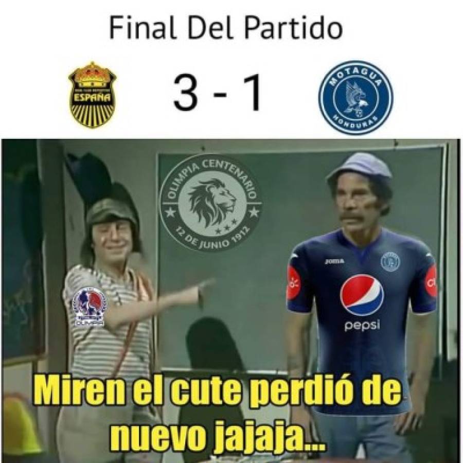 Los memes destrozan al Motagua tras derrota ante Real España en el Morazán