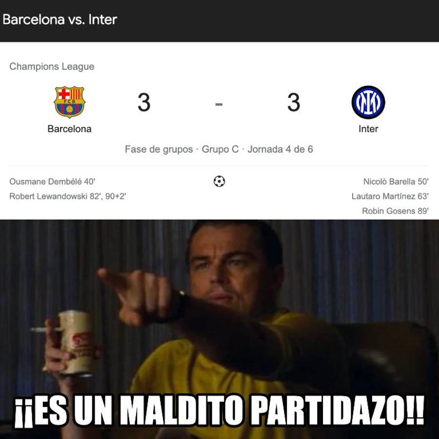 ¡Destruyen a Piqué! Los duros memes contra Barcelona luego de empatar con Inter y estar al borde de Europa League