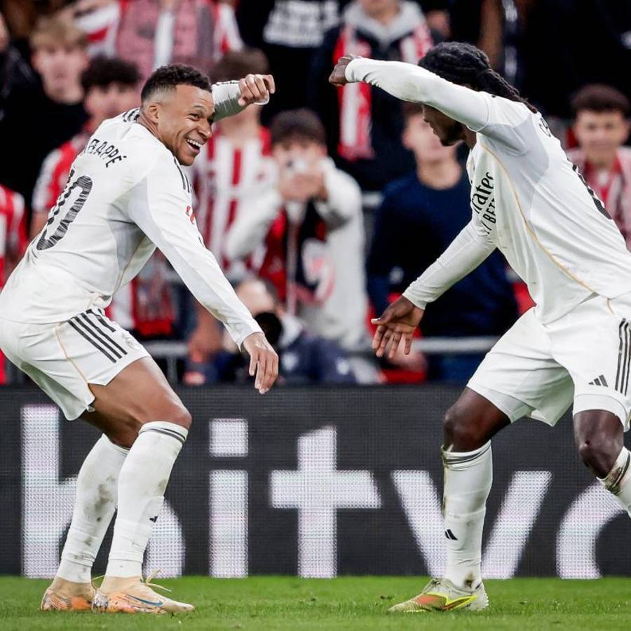Mbappé-dependencia del Real Madrid, lo que hizo Vinicius tras salir de cambio y lo curioso de la celebración de Camavinga