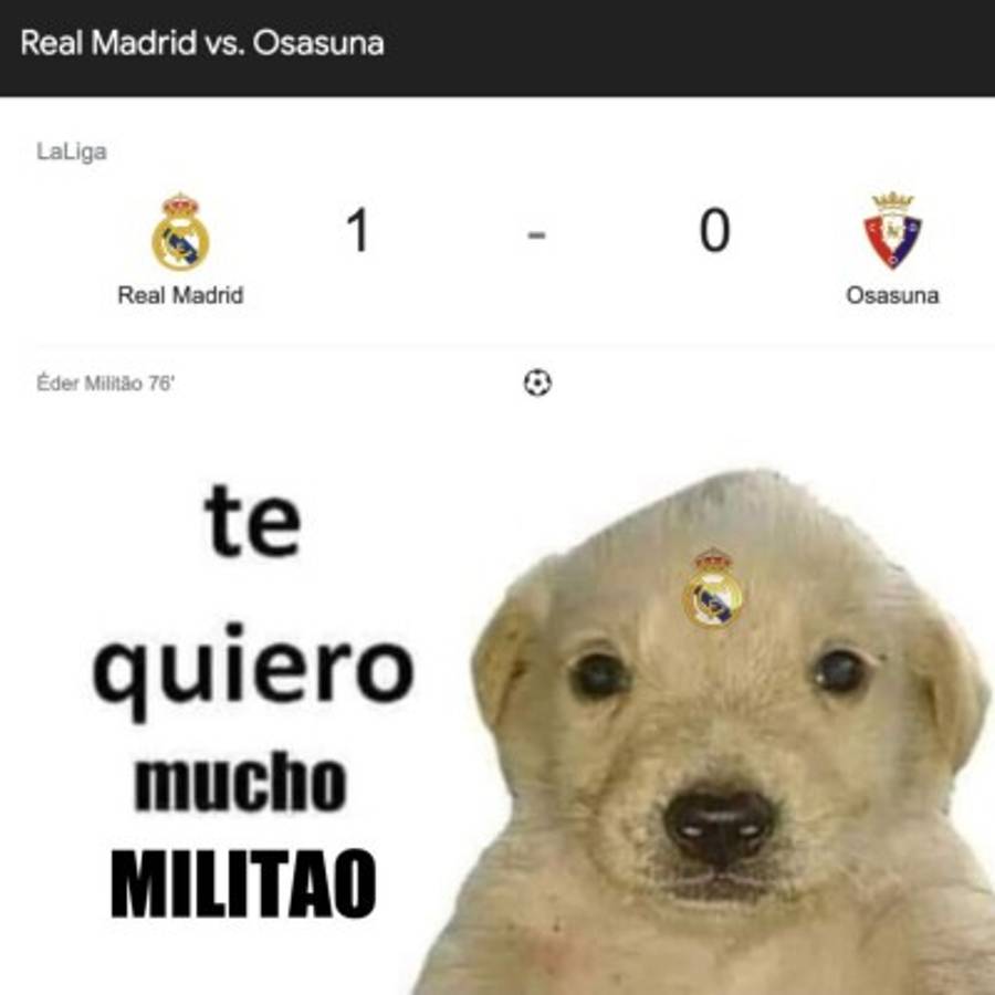 Militao se roba el show: los divertidos memes que dejó el triunfo del Real Madrid ante Osasuna