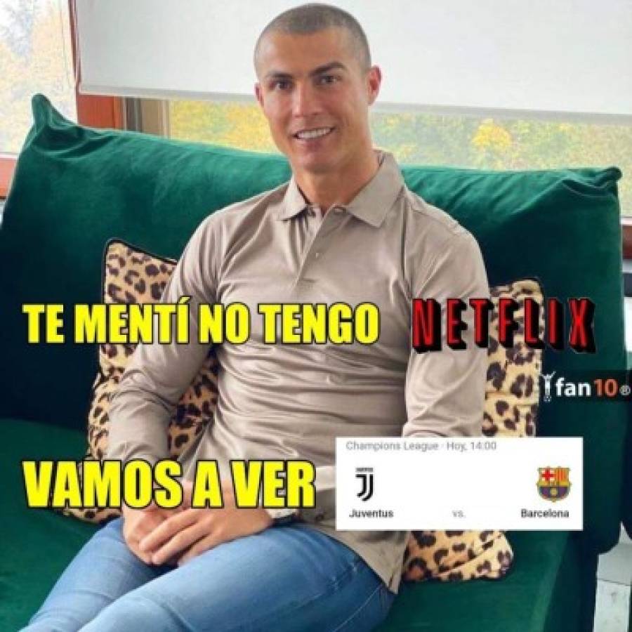 Los memes destrozan a Cristiano Ronaldo y a la Juventus tras la derrota ante el Barcelona